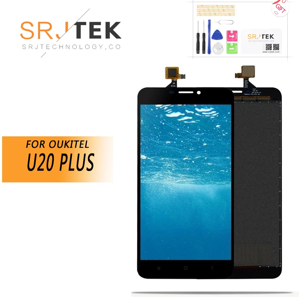 

5.5'' For OUKITEL U20 PLUS LCD Display+Touch Screen LCD Digitizer Glass Panel Replacement For OUKITEL U20 PLUS LCD Screen/Tools