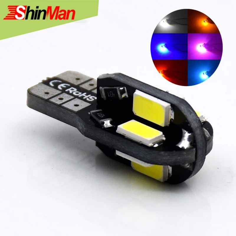 

ShinMan 10x Canbud led T10 W5W Error Free 5630 SMD For VW Golf 5 6 Polo Jetta Bora Passat 3C CC B7 Tiguan Eos AUDI BMW Benz