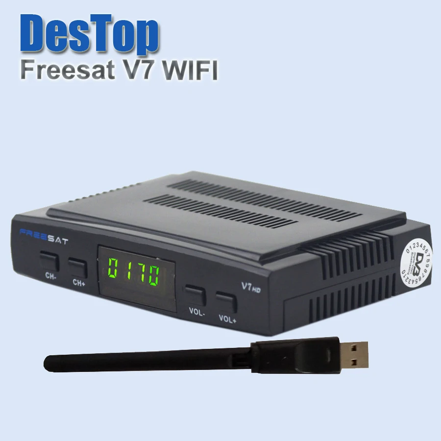 Prix pour 10 pcs Youtube livraison vidéo DVB-S2 1080 p full hd récepteur satellite freesat V7 set top box avec wifi FREESAT V7 Satellite récepteur Prix pour 10 pcs Youtube livraison vidéo DVB-S2 1080 p full hd récepteur satellite freesat V7 set top box avec wifi FREESAT V7 Satellite récepteur