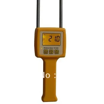 TK100S Corn,wheat,rice,bean,wheat flour tester 4 Digital LCD Grain moisture meter range:5-35% hygrometer digital multi grain moisture meter tester rice wheat rye peas corn oat 6 30% tk25g