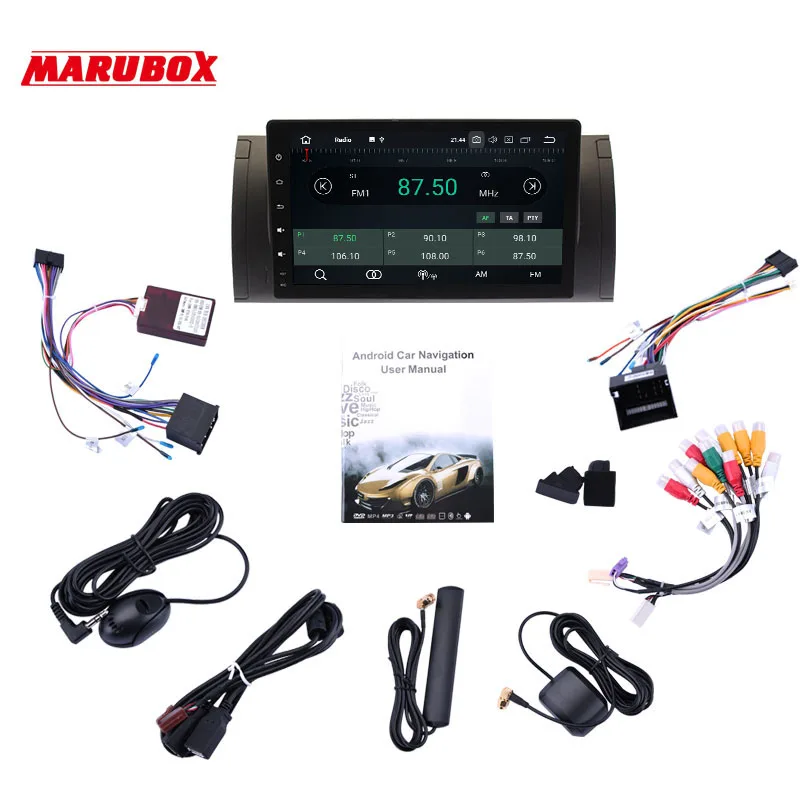 Cheap Marubox 1Din Head Unit For BMW E39 Android 9.0 Octa Core 4GB RAM,E53,E38,X5 Car Multimedia Player Stereo Radio GPS Navi 9A901PX5 4