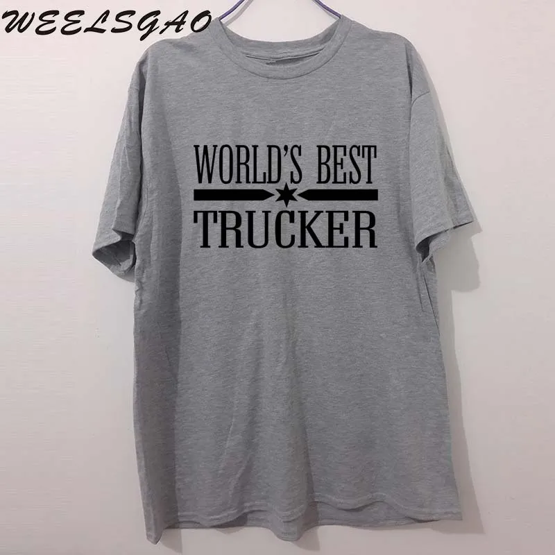 Worlds Best Trucker Driving Truckers Trucking FUNNY Joke humour PRINTED