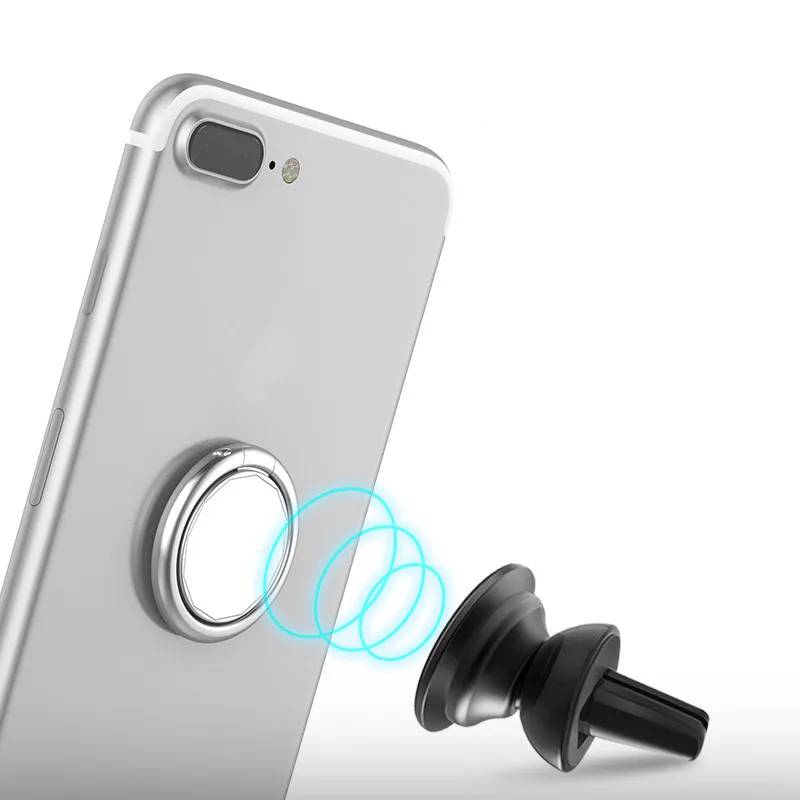 Магнитный палец мраморный стенд держатель кольцо для зеркало в форме яблока airpod iPhone se X 8 7 plus 6 Аксессуары для мобильных телефонов