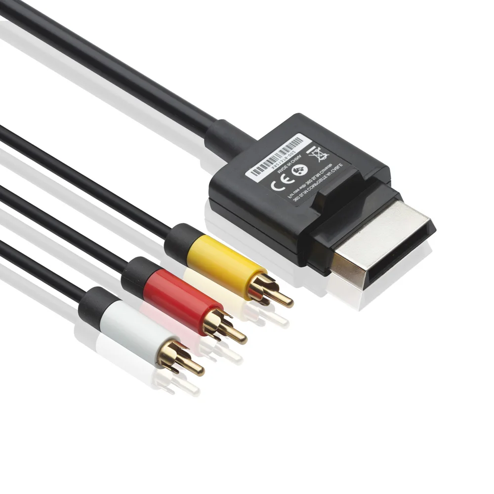 Композитный кабель GREATLINK для аудио и видео 1 8 м AV RCA с тремя разъемами аксессуары