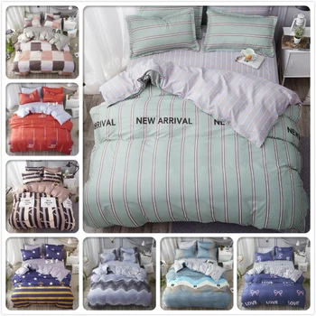 

Double Big Size Bedding Set 3pcs/4pcs Bed Linens Kids Child soft Cotton Single Twin Full Queen King Duvet Cover 220x240 200x230
