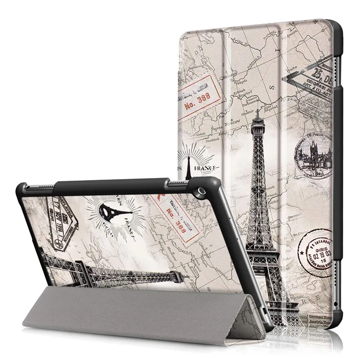 Tempered Glass Screen Protector + Stand PU Cover Case For Huawei MediaPad M3 Lite 10 10.1 inch BAH-W09 BAH-AL00 10.1" Tablet |