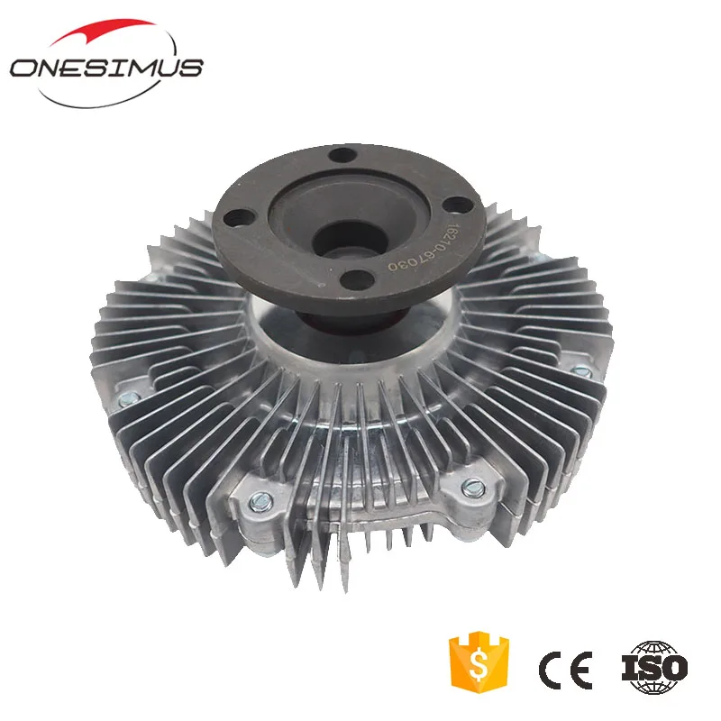 

1Pcs OEM 16210-67030 Clutch Radiator fan(Cooling System) for T-1KD 1KZ-T 2KD 2KD-FTV RS094 LAND CRUISER/4 RUNNER/HILUX II Picku