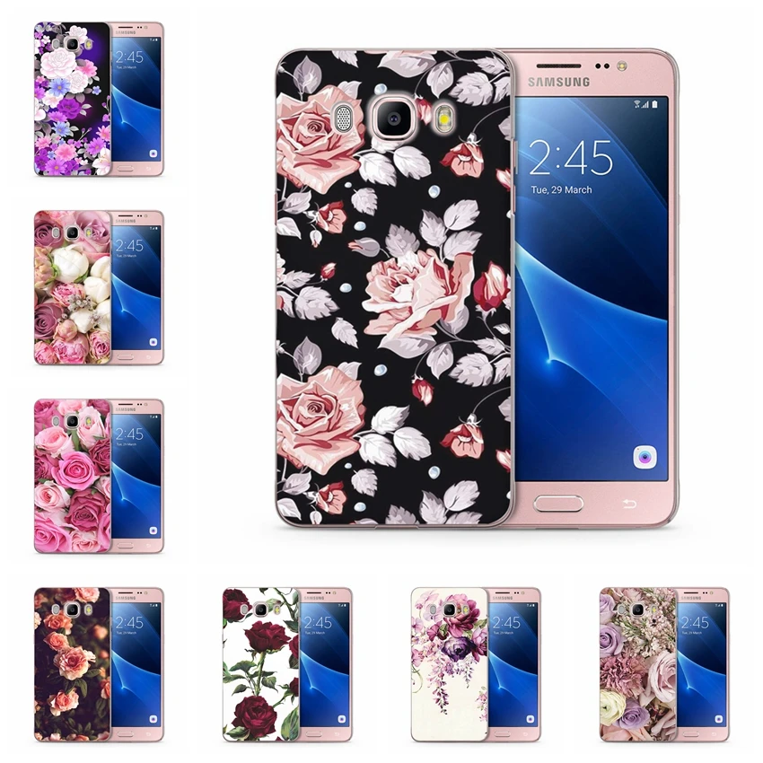 Для Samsung Galaxy A320F J730F A3 A5 J2 prime J3 J5 J7 G530H S8/plus Note 8 цветной мягкий чехол с цветочным