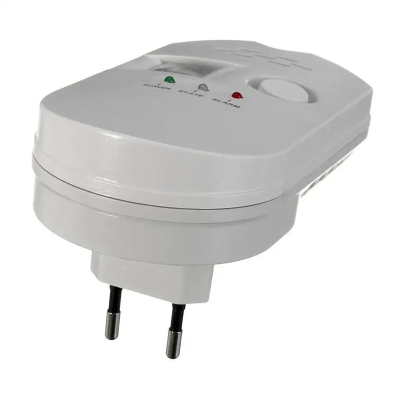 Kopen Eu Gas Detector Keuken Security Brandbaar Gas Detector Lcd Lpg Lng Kolen Natural Gaslek Alarm Sensor Waarschuwing Detector