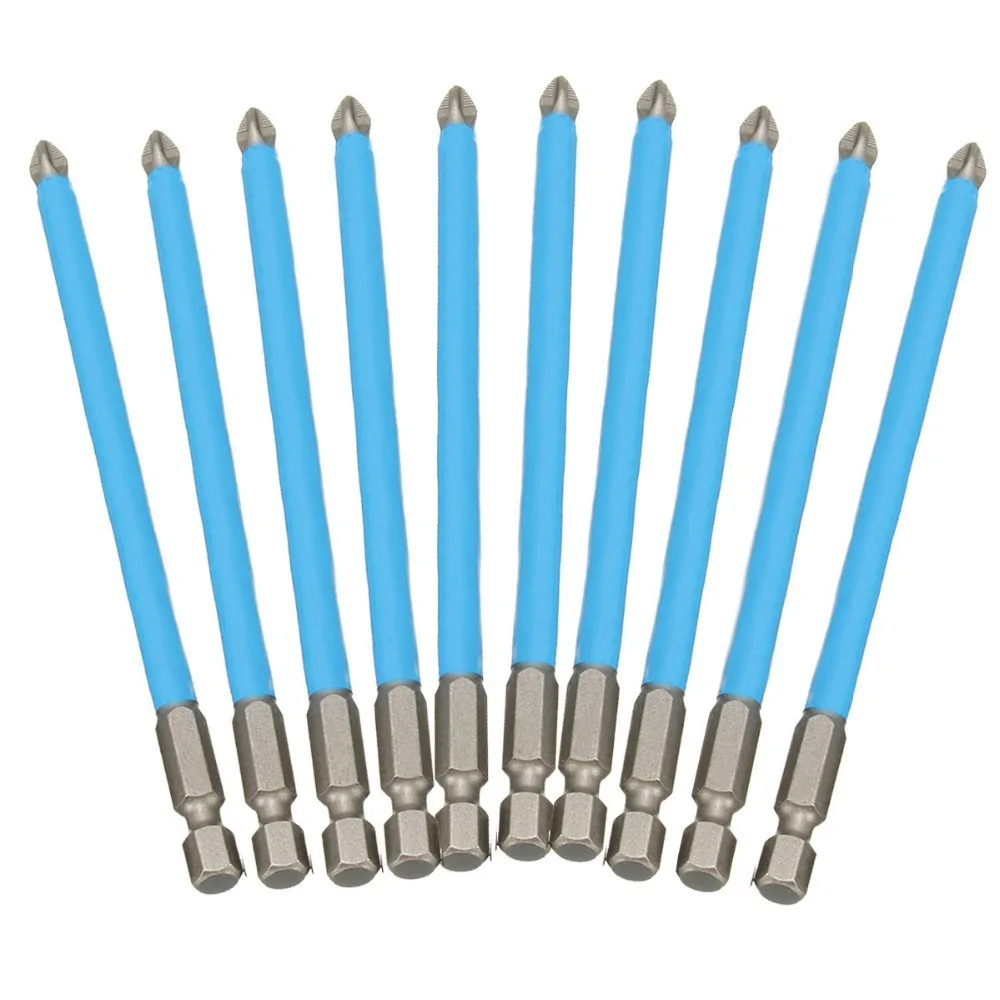 

Ferramentas Manuais New Arrival 10pcs 127mm Torx Ph2 Screwdriver Bits Hex Shank Anti Slip Long Reach Magnetic Screwdrivers