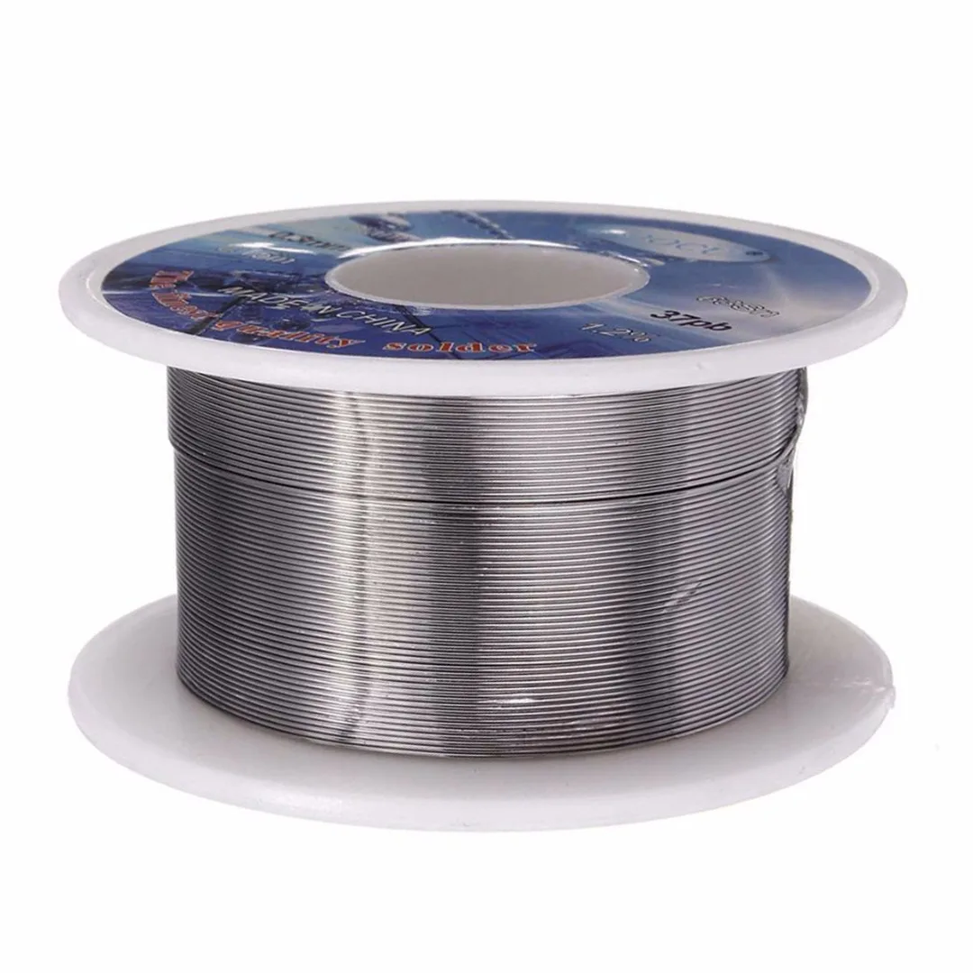 1 Roll Tin Lead Solder Wire For Circuit Board Flux Welding Iron Line Reel Rosin Core Solder Wire 2.0% 0.3mm 63/37