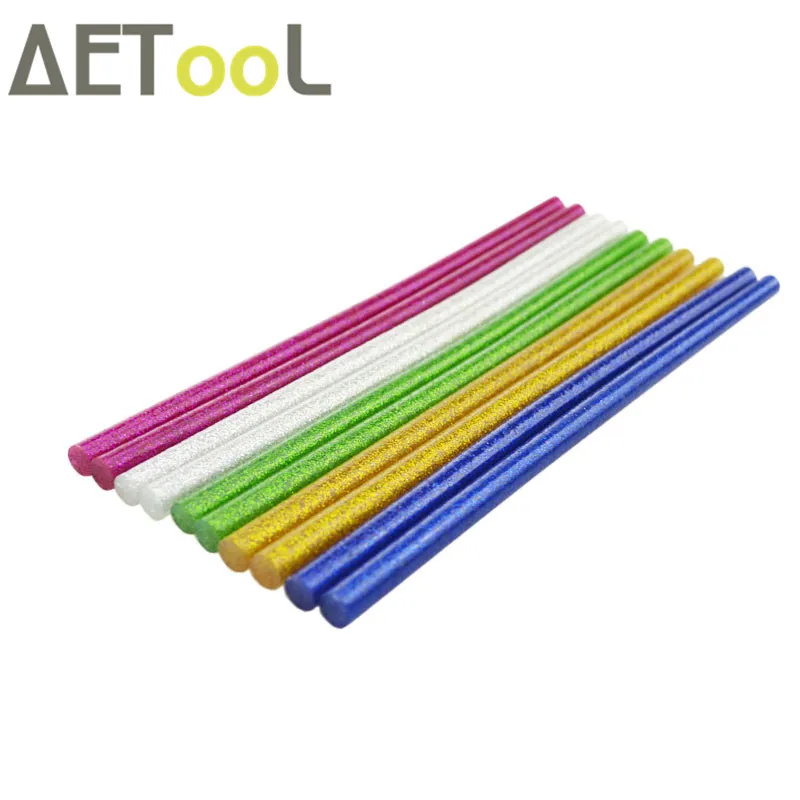 

AETool Colorful Star 7X180MM DIY Hot Melt Glue Sticks For Electric Glue Gun Craft Album Hand Repair Accessories Adhesive Sticks