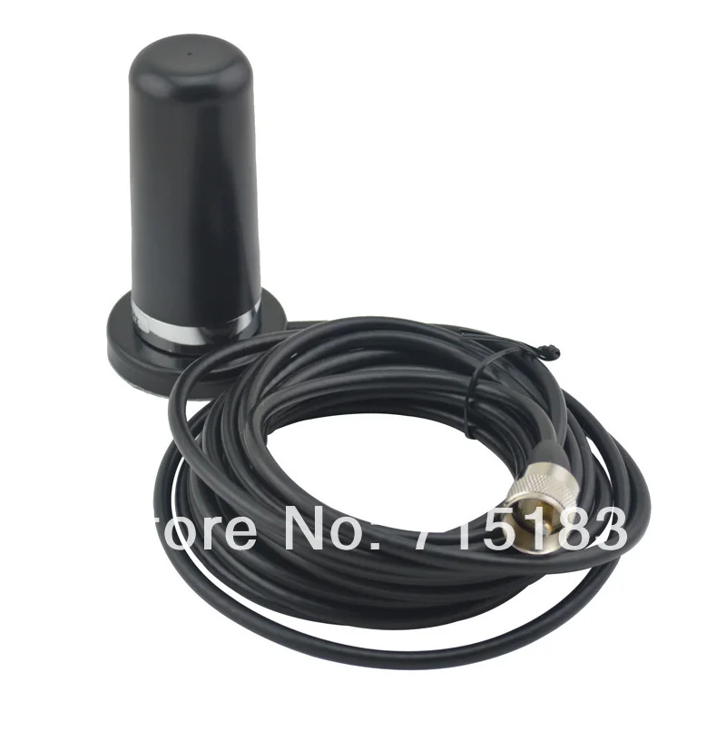 

10CM Length only UHF 400-470MHz 5.5dBi the Shortest Stealth Mobile/Vehicle Radio Antenna with megnetic mount&5M Coaxial Cable
