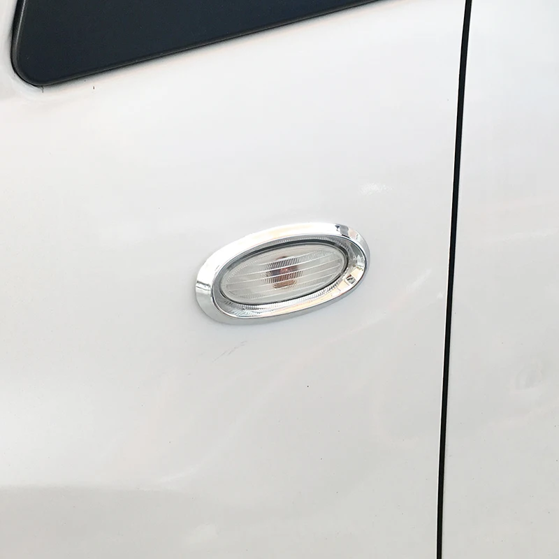 Для Nissan Cube Juke Leaf Note Micra March хромированный боковой светильник Накладка для