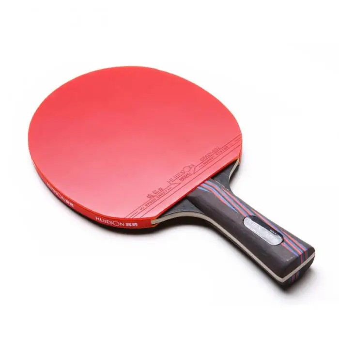 Горячая Pingpong Paddle ракетка для настольного тенниса летучая мышь углеродный волокнистый слой резины для тренировок спорта MCK99