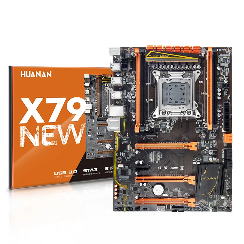 HUANANZHI X79 LGA2011 материнская плата с M.2 слотом скидка материнская плата комплект процессор Intel Xeon E5 1650 видеокарта GTX750Ti 1 ТБ HDD