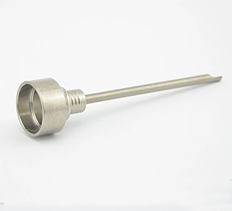Титановый гвоздь 18 мм карб крышка с одним отверстием 89 Dabber титановый Domeless GR 2