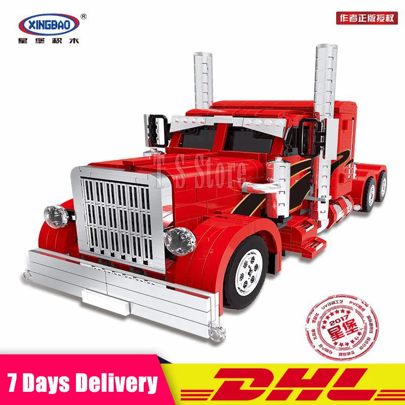 

DHL XingBao 03012 Technic MOC Series The Red Monster Set Building Blocks Bricks Model Toys Gifts Compatible Legoinglys