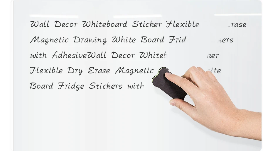 930 Wall Sticker Decor Soft Magnetic Whiteboard Magnets Erasable Writing Board Magnet Office Marker Blackboard Stickers for Wall_09