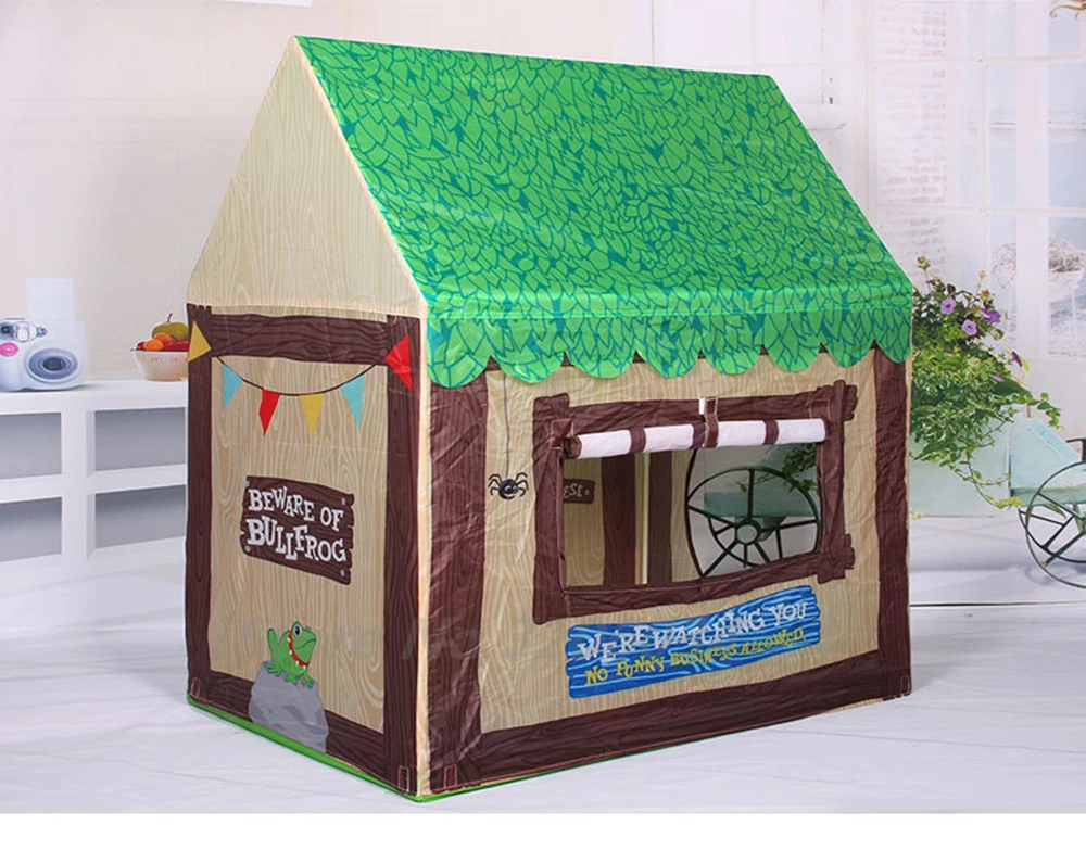Foldable Play Tent Kids Children Boy Girl Castle Cubby Play House Bithday Christmas Gifts Outdoor Indoor Toy Tents (5)