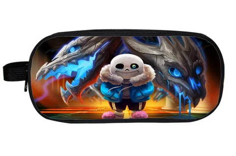 2018 New Undertale Boys Girls Cartoon Pencil Case Bag School Pouches font b Children b font