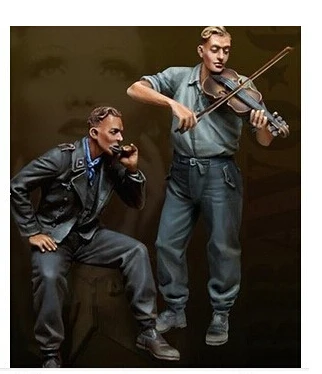 Scale Models 1 35 WW2 German violin 2 groups WWII Resin Model Free Shipping