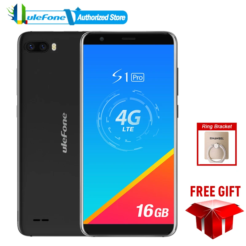 Чехол накладка Ulefone S1 Pro мобильный телефон 5 дюймов 18:9 MTK6739 4 ядра 1 ГБ Оперативная