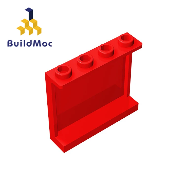 BuildMOC 60581 1x4x3 для строительных блоков части DIY логотип развивающие креативные