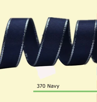 

1" inch (25mm) Silver Edge Grosgrain Ribbon