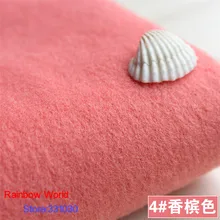 4# шампанское 1 м одна сторона щеткой имитации шерстяные ткани одежды для DIY одежда пальто юбка костюм платье материал