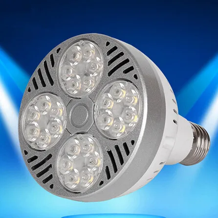 

12pcs/lot Ultra Bright Osstar E27 PAR30 24W led spotlight bulb,led track light AC85-265V led E27 par30 lamp bulb warm cold white