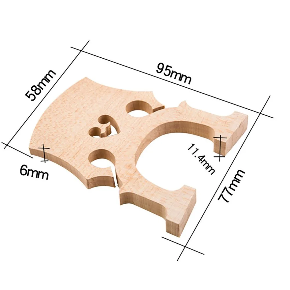 1 шт. изысканный Виолончель мост 1/2 Высокое качество клен профессиональные аксессуары для виолончели