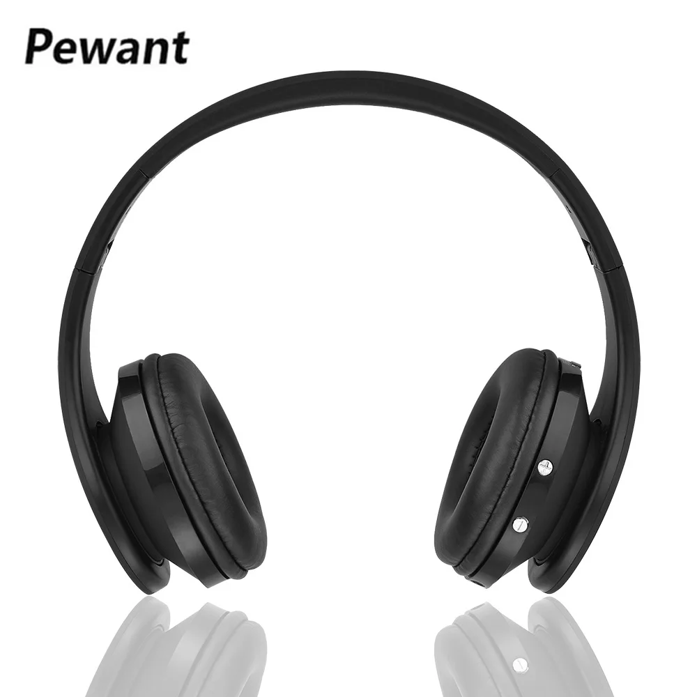 

Hot Pewant Wireless Bluetooth Earphone Portable Stereo Music Headset Foldable Sport Microphone Headphone For Phone iPad Desktop