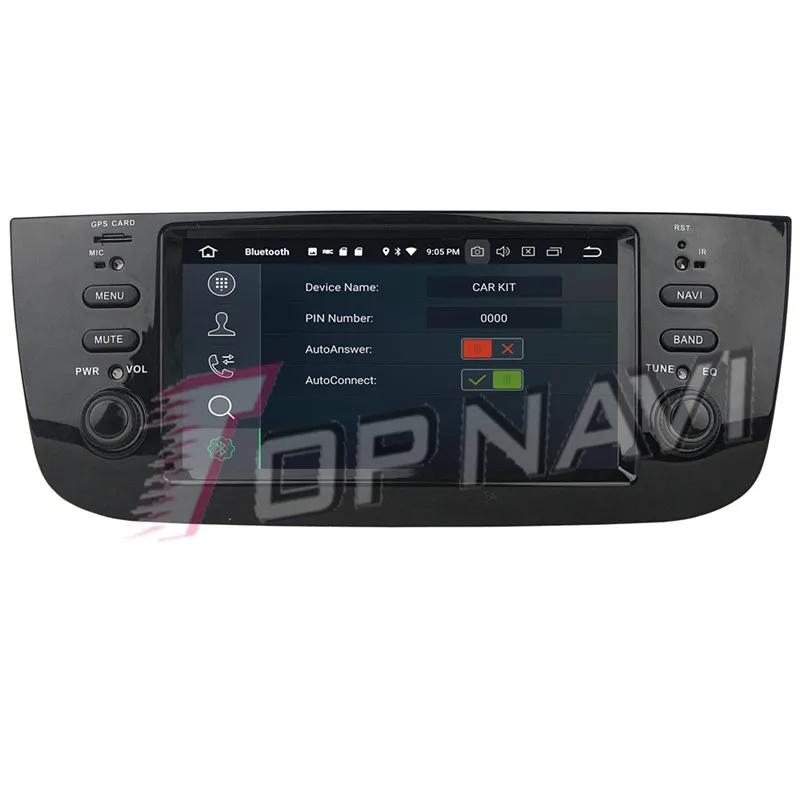 TOPNAVI 6 1 ''Восьмиядерный Android 9 0 Автомобильный GPS навигатор для Fiat LINEA 2014 2015