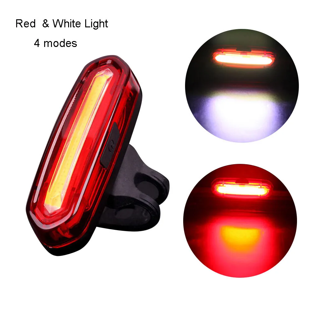 

Taillight Rear Tail Safety LED USB Rechargeable MTB Safety Warning Bicycle Rear Light Tail Light Mountain Road Bike Bicycle