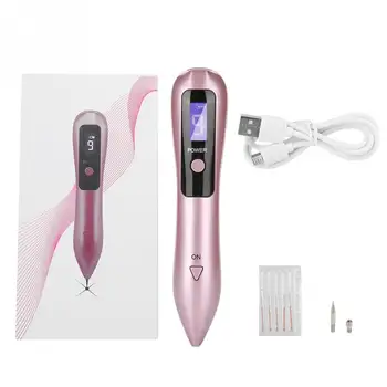 

9 level LCD Plasma Pen tattoo Mole Removal pen Dark Spot Remover for face body skin tags Freckle remover Point Beauty Care