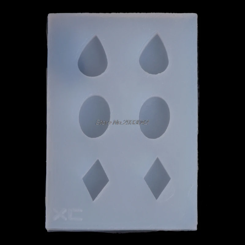 

Clear DIY Silicone Earring Mold For Resin Epoxy Jewelry Making Crafts Hand Tool