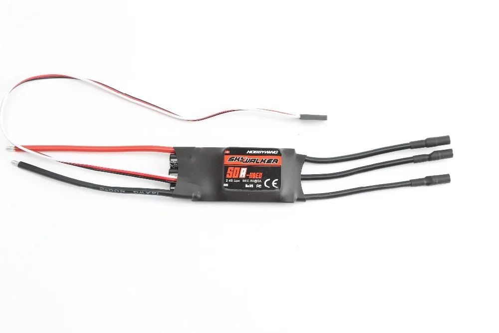 Hobbywing Skywalker 12A/20A/30A/40A/50A/60A/80A бесщеточный ESC Регулятор скорости с UBEC для RC вертолета