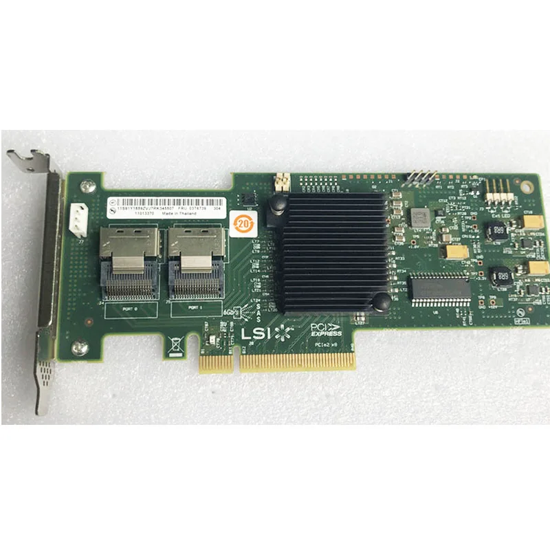  Avago LSI MegaRAID SAS 9240-8i LSI00200 SAS2008-IT 8 port NO-RAID SFF8087 6Gb PCI-E 20X8 Controller