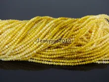 Grade AAA Brilliant Cut Shining Natural AA Yellow Opal Gems Stones 2mm Faceted Round Beads 15″ Jewelry Making 2 Strands/Pack
