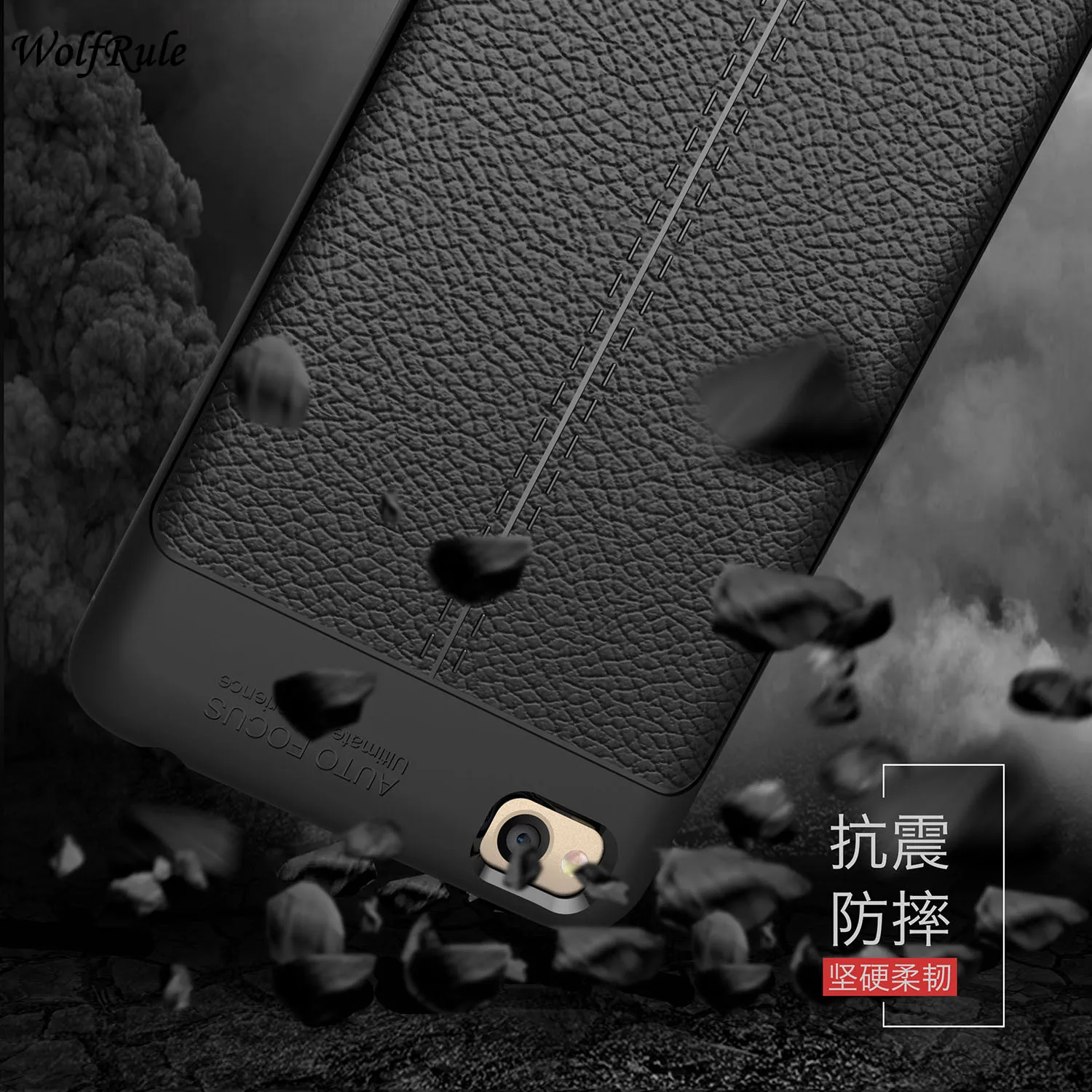 

WolfRule Xiaomi Redmi 4A Case Redmi 4A Cover Shockproof Luxury Leather Soft TPU Case For Xiaomi Redmi 4A Fundas 5.0 inch