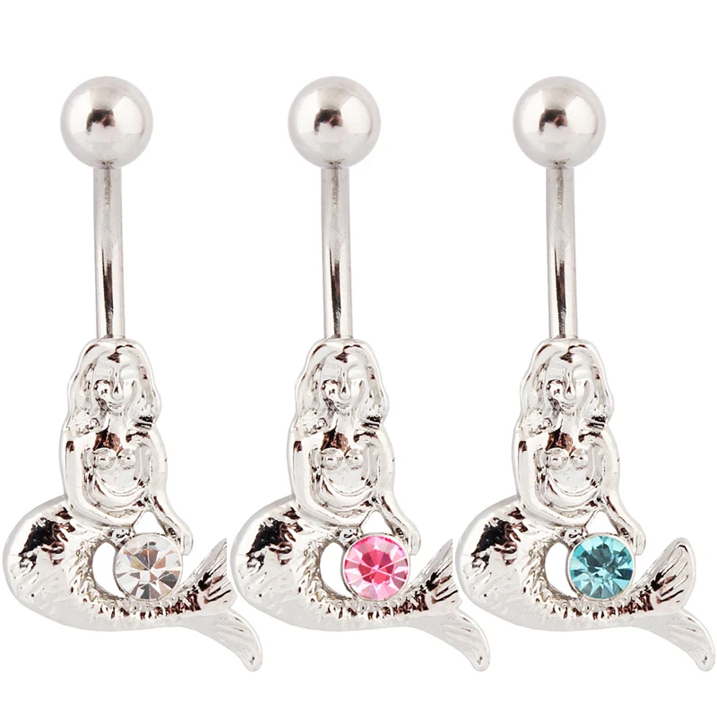 Buy Body jewelry Mermaid belly ring navel ring body