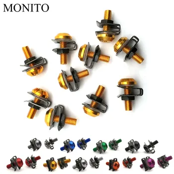 

CNC Aluminum Motorcycle Fairing Screws Custom Body Spring Bolts For YAMAHA XMAX 125/250/300/400 Iron Max NMAX 125 R120 Accessory