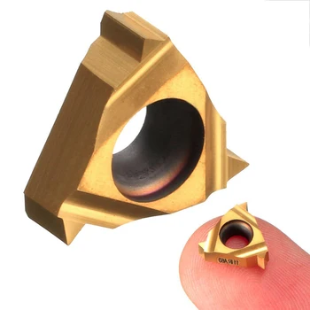 

New Carbide Insert 11IR AG60 Cemented Cutter For Threading Lathe Tool