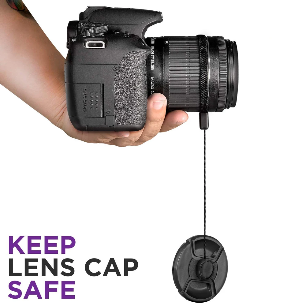 5 шт. держатель крышки объектива для камеры Canon Nikon Sony Panasonic Fujifilm Pentax