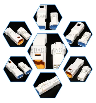 

White 2.mm Pitch 3 Way Waterproof JST Electrical Connetor For LED JST-03R-JWPF-VSLE and JST-03T-JWPF-VSLE