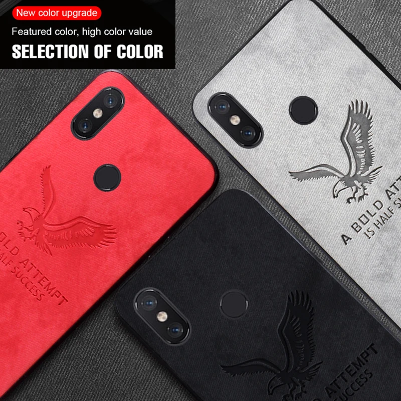 

New Fabric Ultra-thin Canvas Silicon Phone Case For XiaoMi Mi 8 SE / Pro Explorer Cloth Soft Cover Coque For Xiaomi Mi 8 Lite