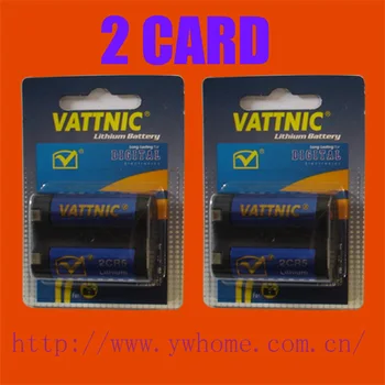 

2 X 2CR5 6V photo BATTERIES SHIP to worldwide with track number