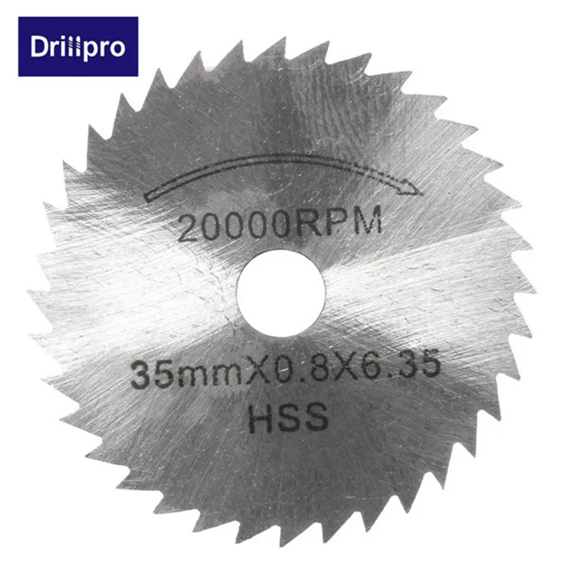 Drillpro 7 шт. быстрорежущие стальные фрезы лезвия циркулярной пилы режущие диски оправы Cutoff резак мощность многофункциональный складывающийся набор инструментов Рождественский подарок