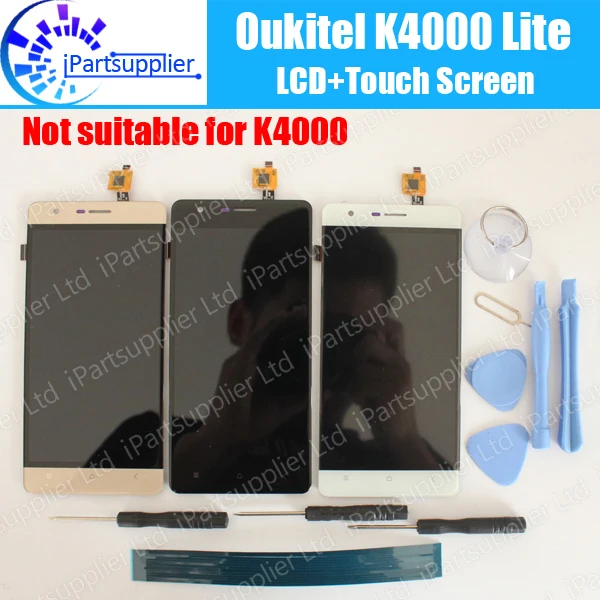 Дешево Oukitel K4000 Lite ЖК дисплей + сенсорный экран в сборе 100% Оригинальный ЖК дигитайзер стеклянная панель Замена для Oukitel K4000 Lite